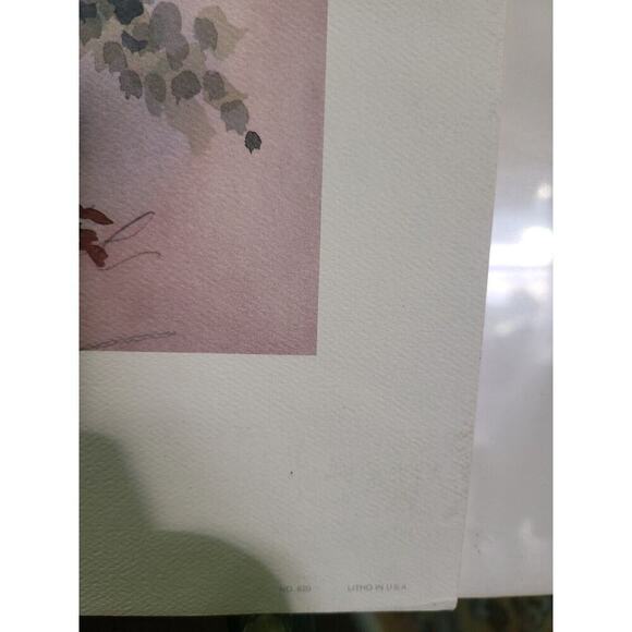 Vintsge 1988 Robert White "Classic Bouquet II" Signed Offset Lithograph - Picture 3 of 6